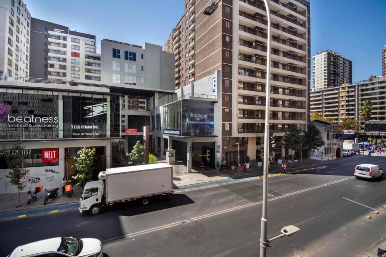 Tribeca Twin Room - Studio With Pool, Wifi, Ac Santiago de Chile Eksteriør billede