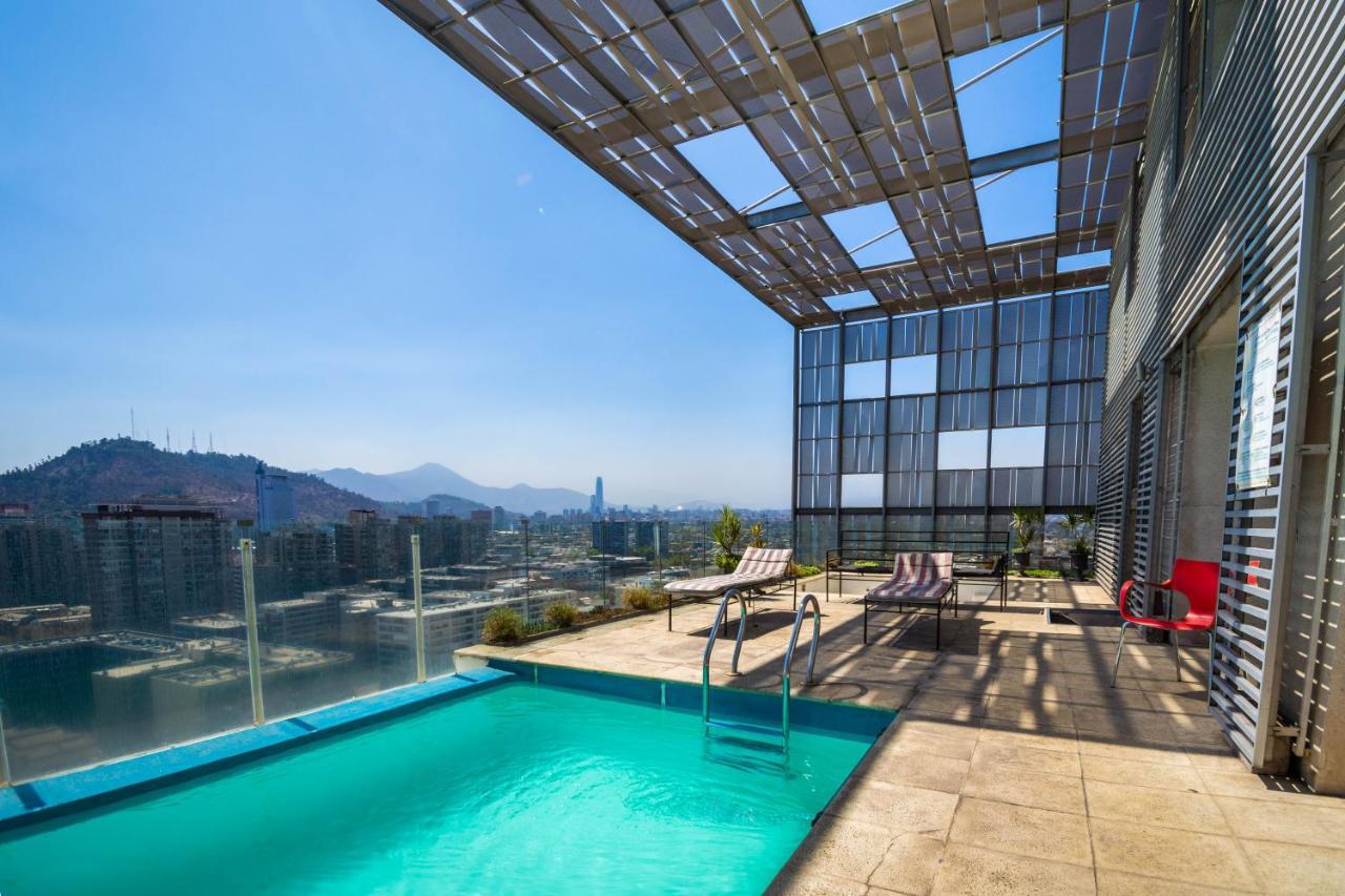 Tribeca Twin Room - Studio With Pool, Wifi, Ac Santiago de Chile Eksteriør billede