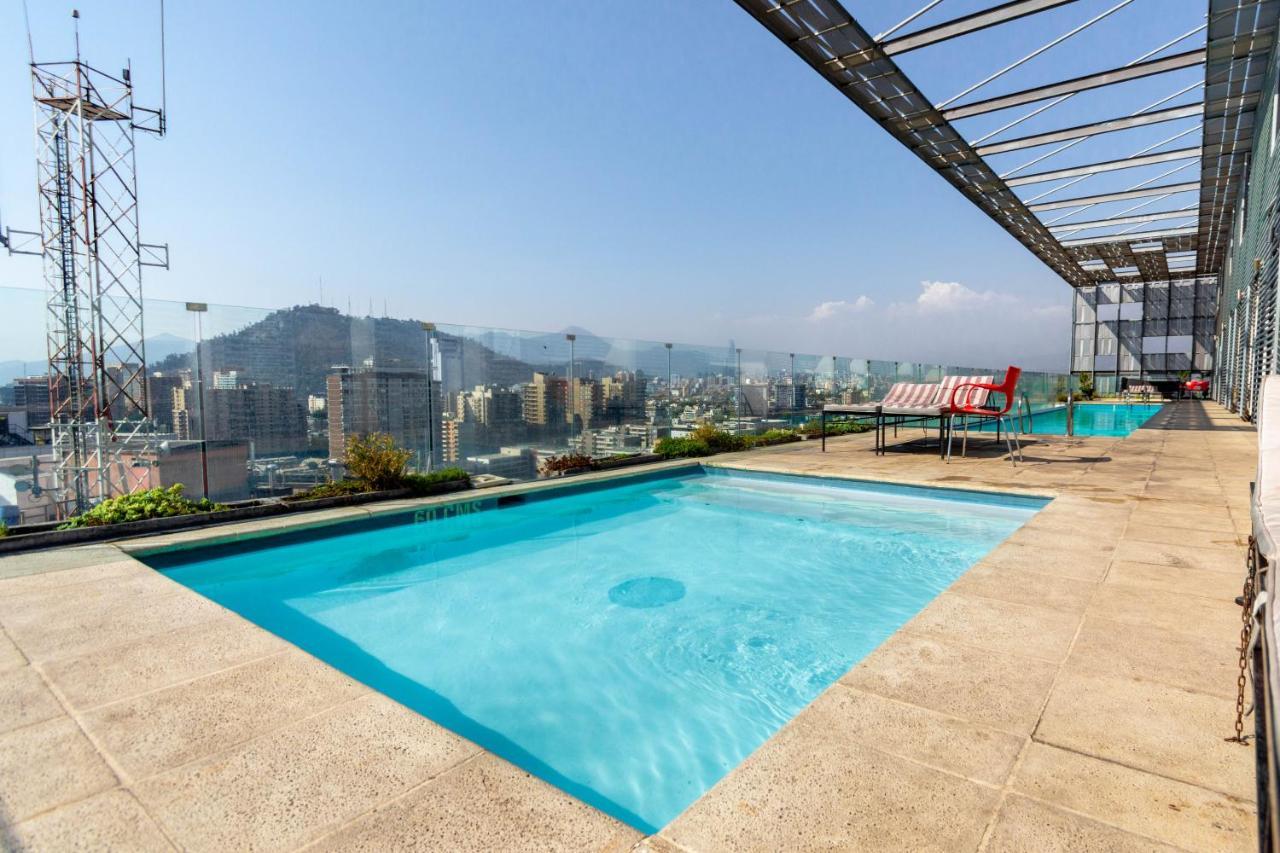Tribeca Twin Room - Studio With Pool, Wifi, Ac Santiago de Chile Eksteriør billede
