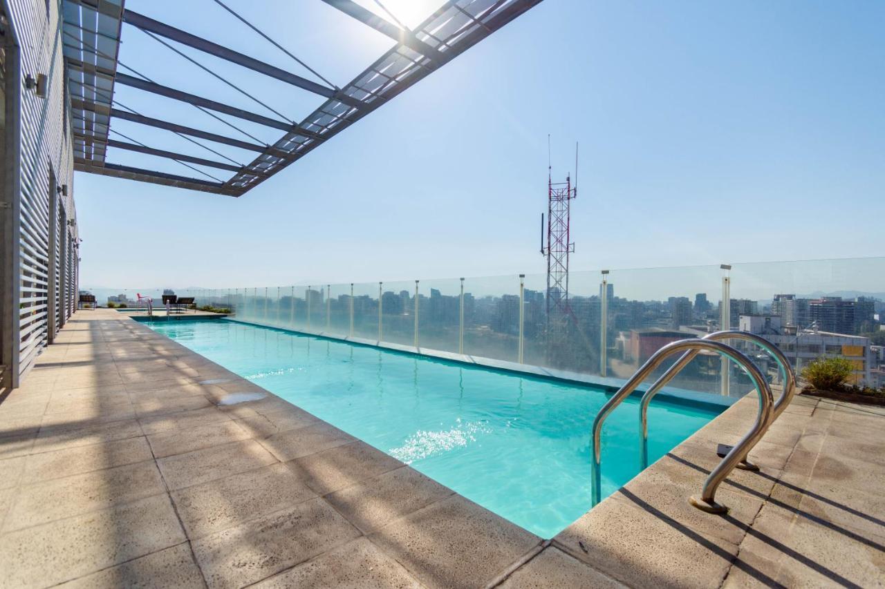 Tribeca Twin Room - Studio With Pool, Wifi, Ac Santiago de Chile Eksteriør billede
