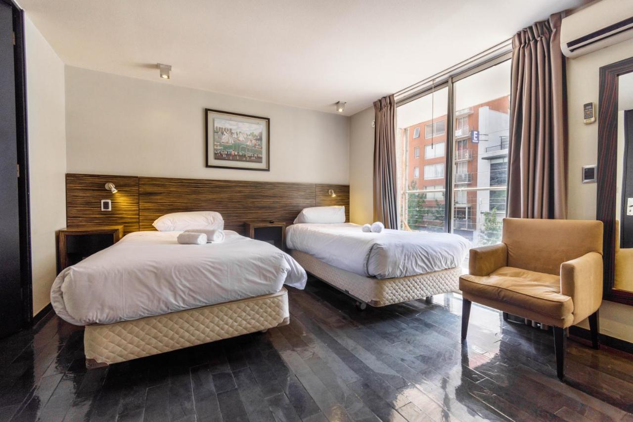 Tribeca Twin Room - Studio With Pool, Wifi, Ac Santiago de Chile Eksteriør billede